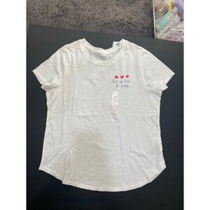 Old Navy Valentine “Love” Pajama Lounge Sleep Shirt Size Large (12-14)